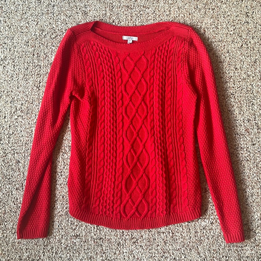 Women’s Croft and Barrow Red Sweater